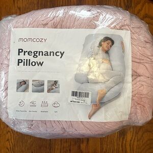 Momcozy Pink Pregnancy Pillow